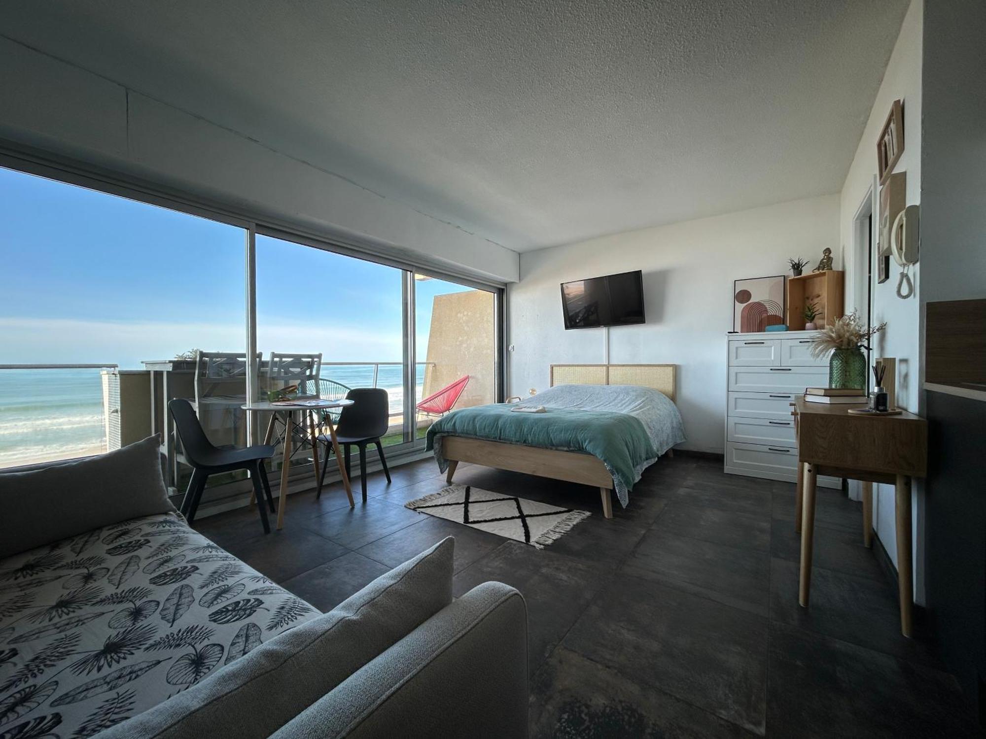Apartamento Superbe Vue A 180° Sur L'Ocean Lacanau Exterior foto