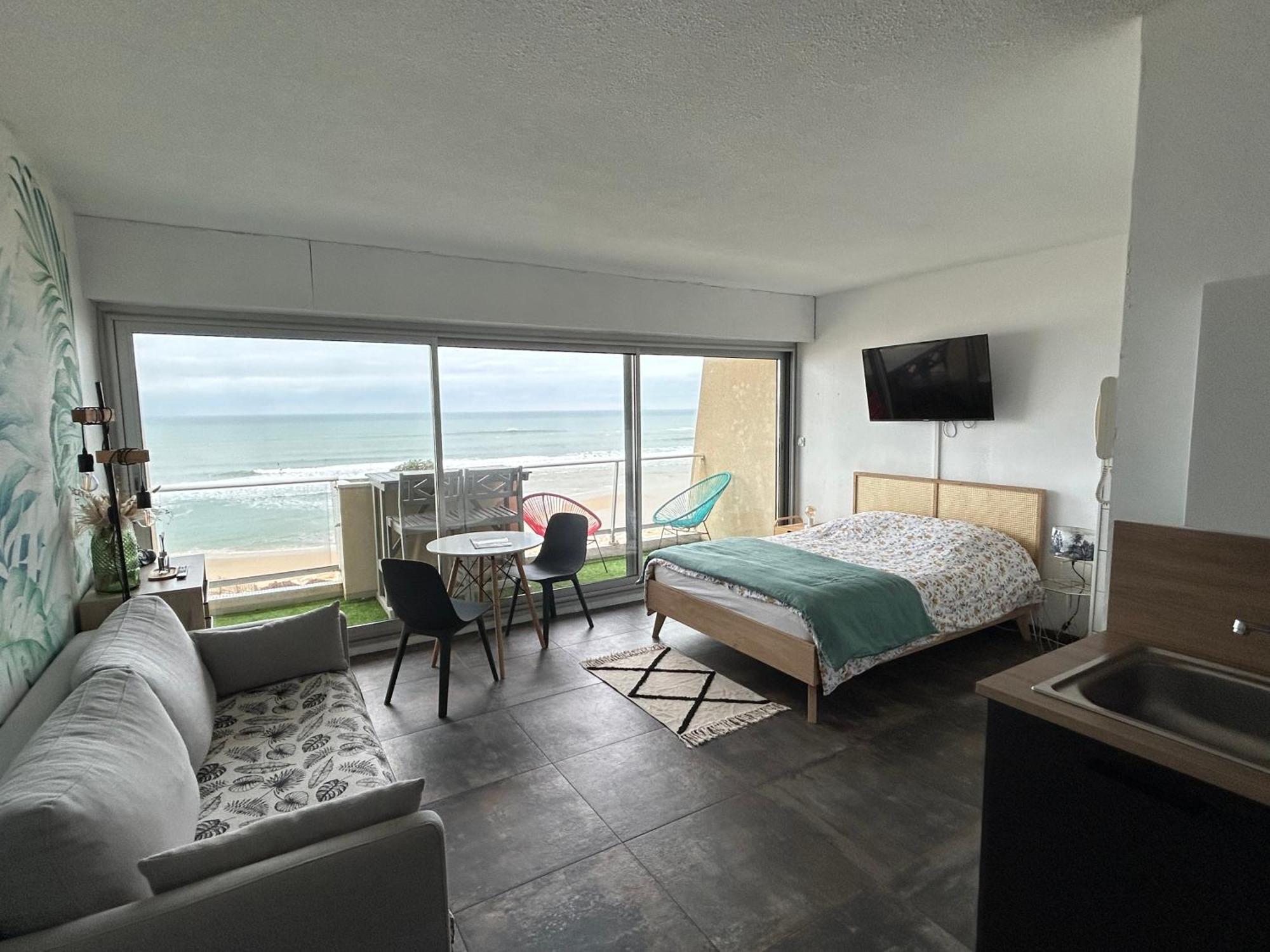 Apartamento Superbe Vue A 180° Sur L'Ocean Lacanau Exterior foto