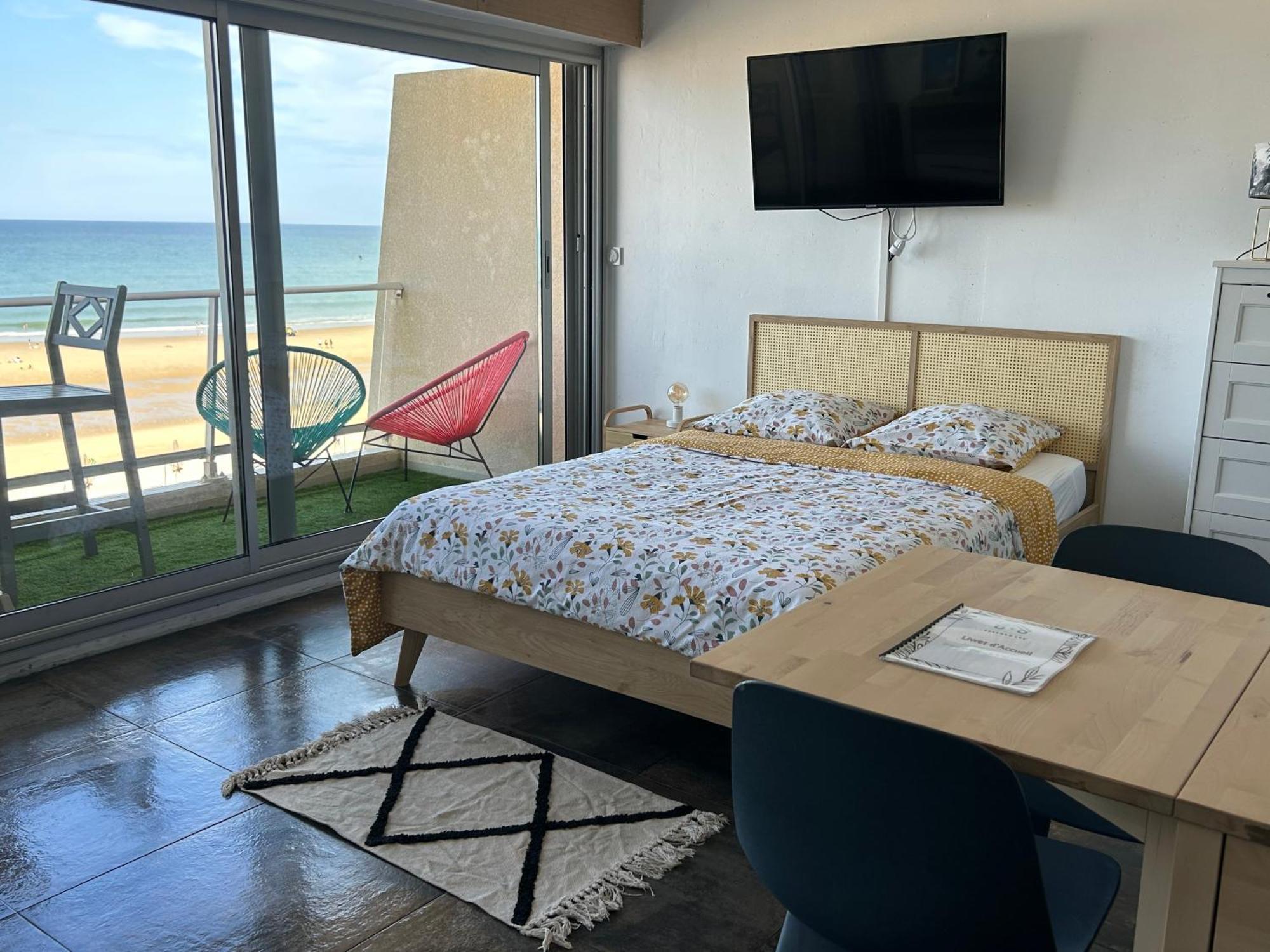 Apartamento Superbe Vue A 180° Sur L'Ocean Lacanau Exterior foto